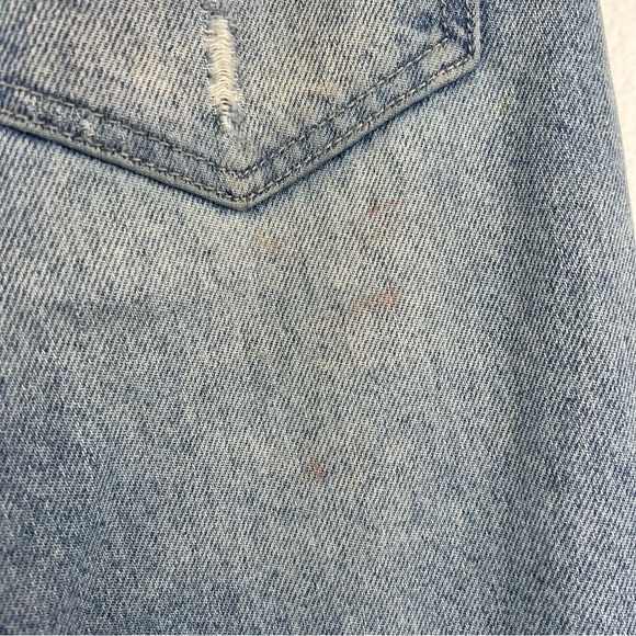 WEWOREWHAT Danielle Exposed Crystal Button Front High Rise Jeans, size 27 - Picture 9 of 9